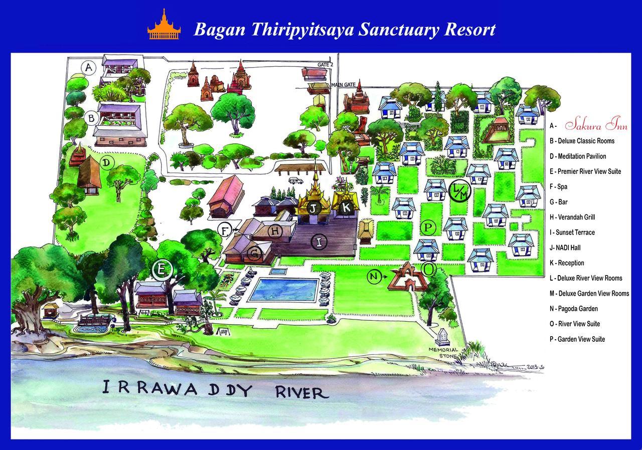 Bagan Thiripyitsaya Sanctuary Resort Bagian luar foto